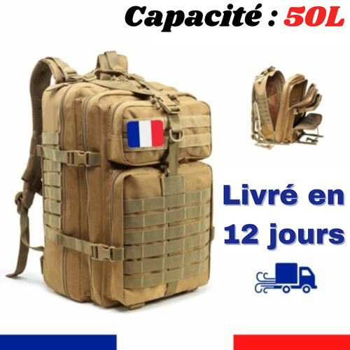 Sac dos 50l - à, militaire