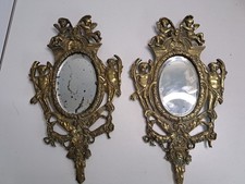 Paire de miroirs anciens en