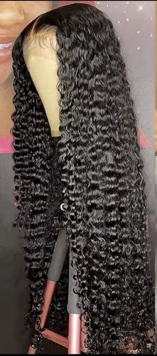 Black curly lace front - lace,