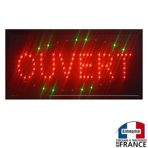 Panneau enseigne lumineuse - panneau,