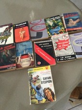 Lot 11 livres romans policiers