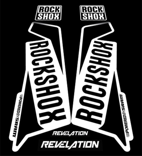 Adhésif fourche rock shox - fourche,