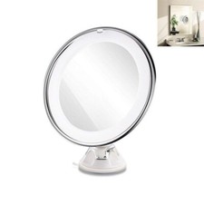 Miroir De Maquillage Avec LED Ventouse Zoom 10X