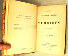 PHILARETE CHASLES MEMOIRES CHARPENTIER TOME I SEUL SOUVENIRS SOCIETE XIXème