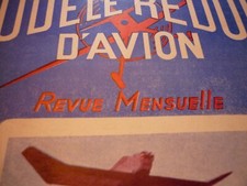 Le MODELE REDUIT d'AVION / year 1956 Glider "POU du CIEL" Georges Jacquemin