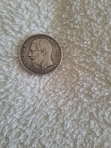 Pièce belgique 5 francs - pièce, -5