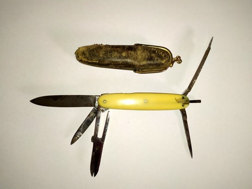 Rare couteau poche ancien - couteau,