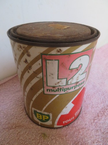 Ancien bidon pot boîte - pot, à