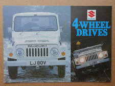 Rare Suzuki LJ80V LJ80 UK market brochure 1992. Superb condition.