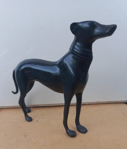 Sculpture bronze ancien chien - sculpture,