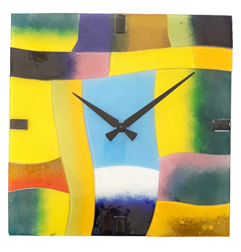 Horloge murale carrée - horloge,