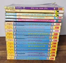 Geronimo Stilton Thea Stilton Children's Chapter Paperback Books Lot of 17