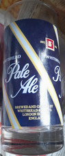 whitbread pale ale  1980s half pint glass original breweriana jb