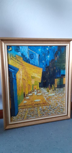 Grande peinture acrylique sur