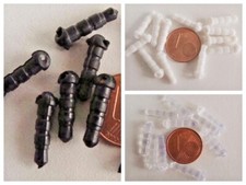 50 Attaches pour Création Bijoux Portable Bouchons anti-poussière plastique 