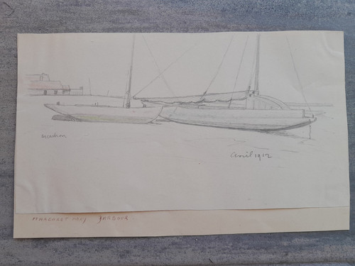 Dessin ancien bateau - dessin, marine