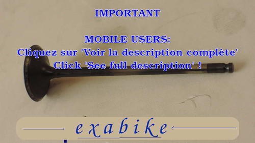 Soupape echappement pour - soupape, d'echappement