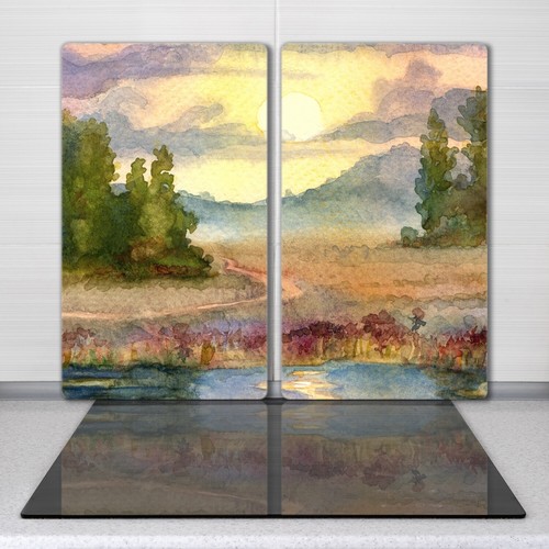 Planche cuisine verre - cuisine, en
