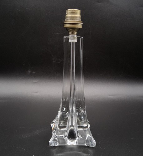 Pied lampe cristal blanc - pied, en