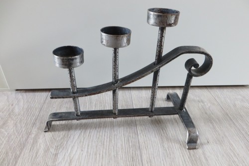 Ancien bougeoir chandelier - ancien, 3