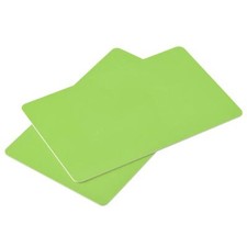 Blank PVC Cartes Vert Carte 28mil pour Dia Interne Badge Imprimante Paquet 50