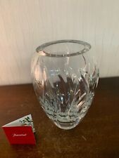 Baccarat Crystal Shell Shape Twisted Vase h: 24cm