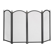 Pare feu cheminée grille de