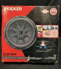 Kicker CompRT 48CWRT124 12" Dual 4-ohm Component Subwoofer FAST SHIPPING