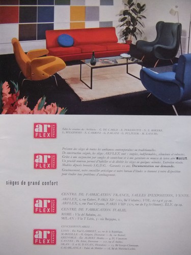 Publicité 1957 arflex - publicitÉ,