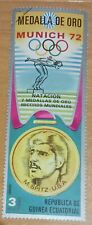 MARK SPITZ - 1972 Equatorial Guinea Olympic Medalists 3G Stamp (Munich 72)