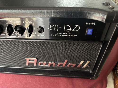 Randall 120 head amp guitar - head,