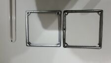 2 STEEL PLATE FRAMES 17X17 VESPA MOTORCYCLE ERA  