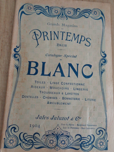 Catalogue printemps - catalogue, au