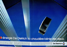 Advertising 1023 1986 De Dietrich Boiler Blessed of the Gods 2 pa