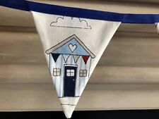 HUTTES DE PLAGE BLEUES TISSU