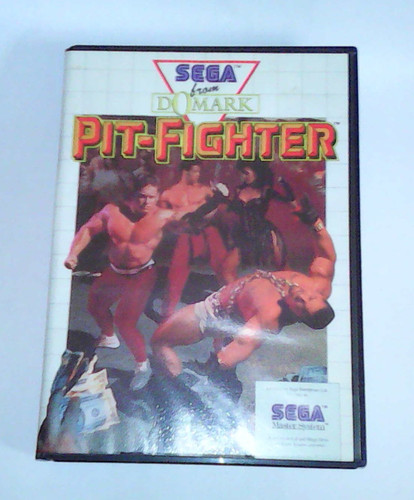 Jeu master system pit fighter - pit,