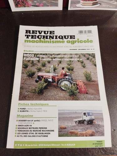 Revue technique machinisme - revue,