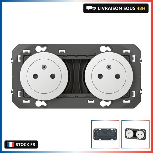 Legrand prise double murale - -,