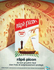 Advertising 0925 1969 Rapé Picon Gruyère Cheese