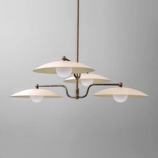 Lustre moderne en laiton du