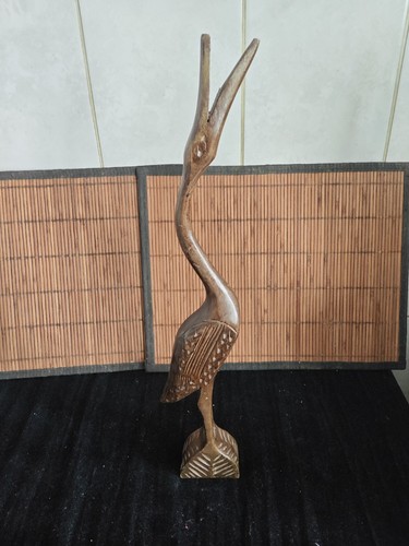 Statuette oiseau bois - –oiseau,