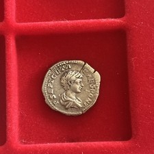 monnaie romaine Geta Denier