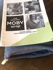Moby Baby Wrap Original - Blue - With Bag 