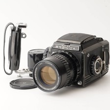 [EXC+] Zenza Bronica S2 Modèle Tardif Noir / Zenzanon 150mm f/3.5 / Poignée