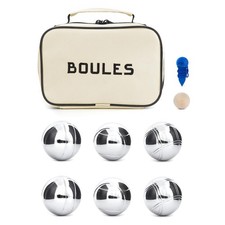Large Silver Boules Set Of