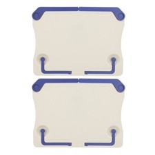  Lot de 2 supports de partitions pliables de bureau, support de lecture