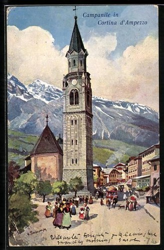 Carte postale artiste hans - d'artiste,