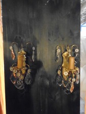 Paire d’appliques murales en