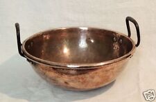 Large Red Copper Wrought Iron Square Handles Conveyor, 19th°