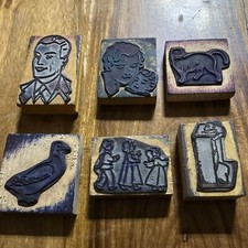 Lot de 6 tampons anciens